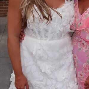 Cosmos by Watters mini white dress